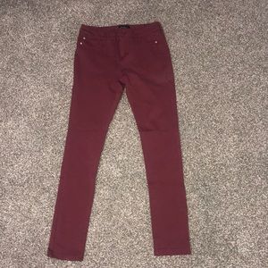 Maroon Jeggings